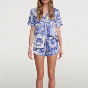 Desmond & Depsey Linen Pajamas Set